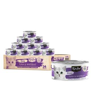 Kit Cat Gravy For Cats - Tuna & Whitebait (CTN) Kit Cat Gravy For Cats - Tuna & Whitebait (CTN)