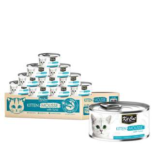 Kit Cat Kitten Mousse With Tuna Toppers For Cats (CTN)