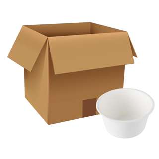 eco u 55mL Sugarcane Sauce/Tasting Cups - Bio (Carton)