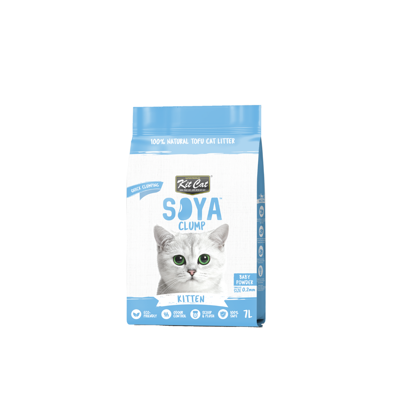 Kit Cat SoyaClump Kitten Litter - Baby Powder