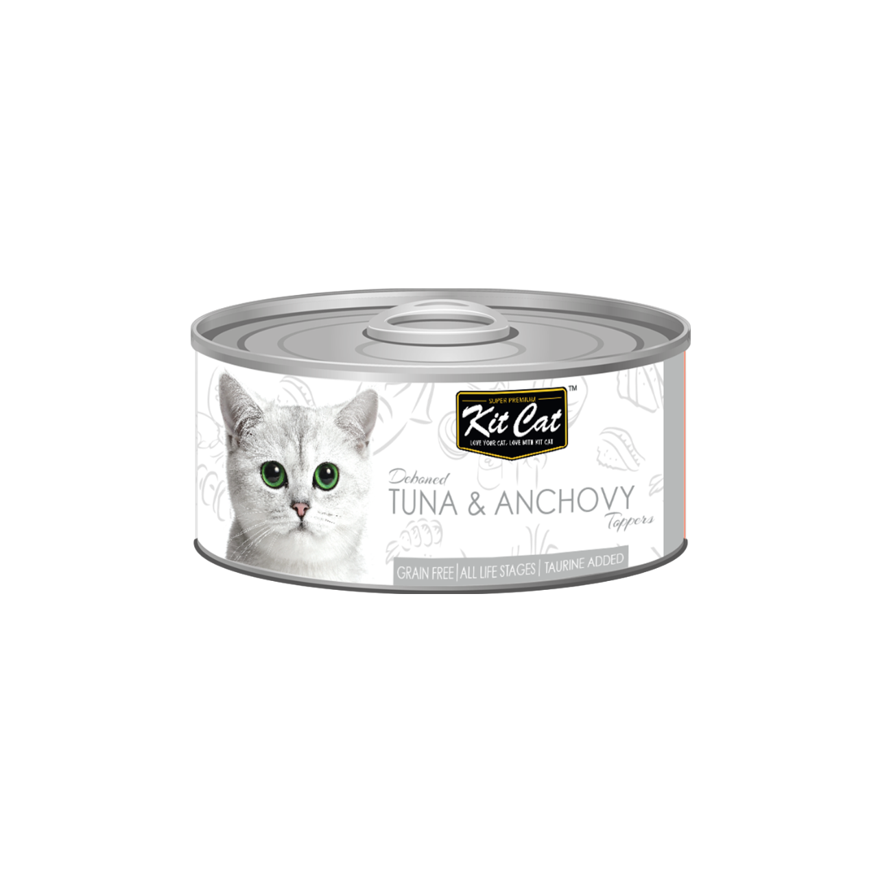 Kit Cat Toppers For Cats - Deboned Tuna & Anchovy