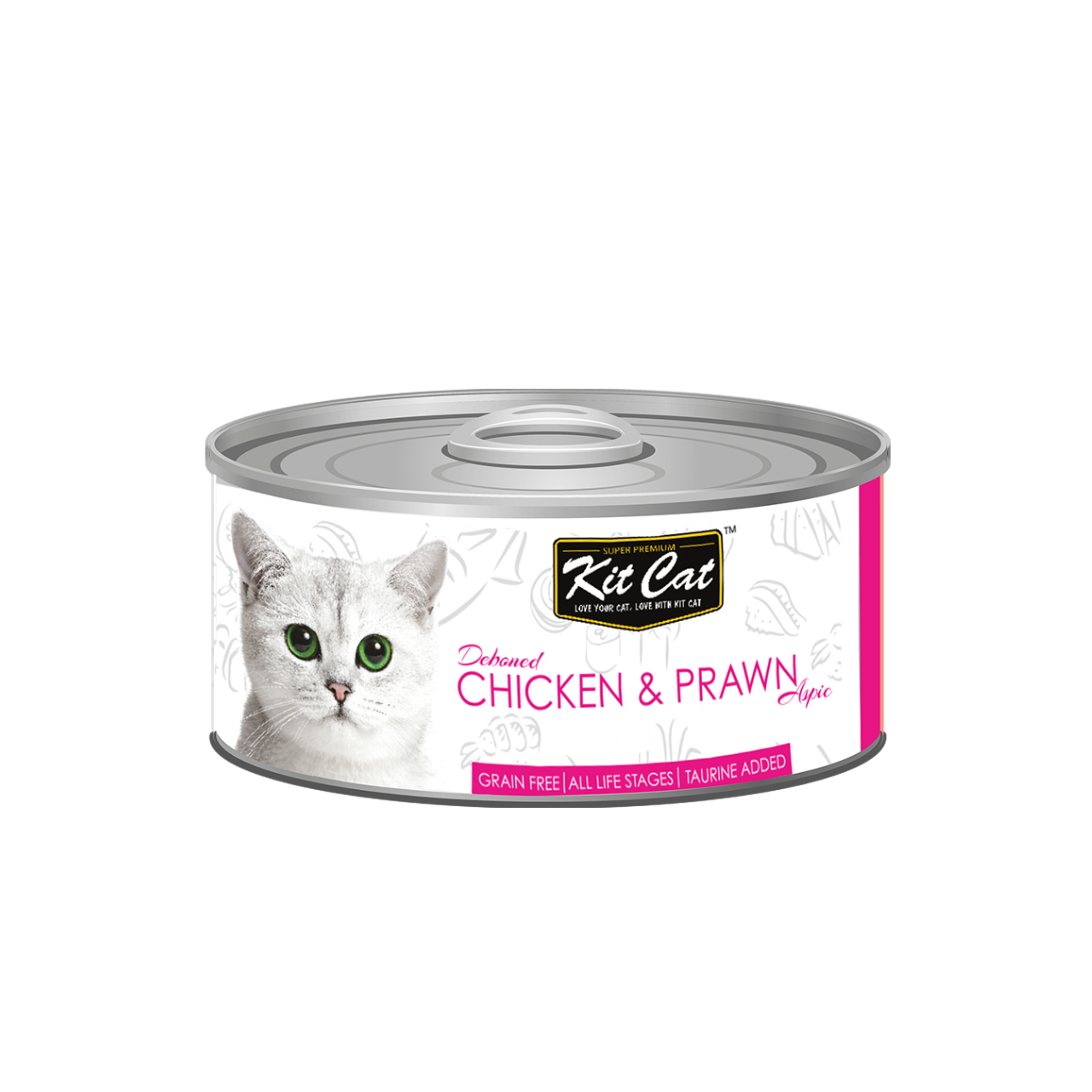 Kit Cat Toppers For Cats - Deboned Chicken & Prawn