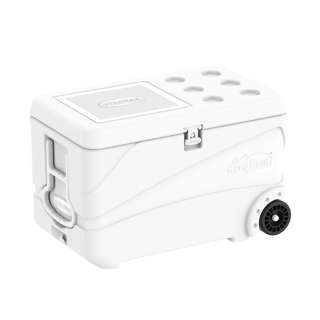 Duramax Keep Cold Ice Box/Cooler Box with Wheels - White (84L