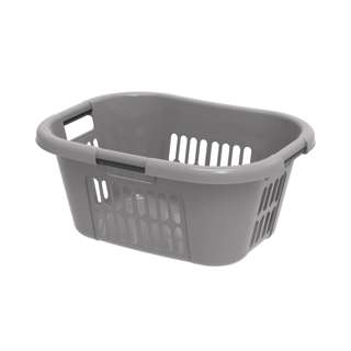 Duramax Oval Laundry Basket - Grey (40L) Duramax Oval Laundry Basket - Grey (40L)