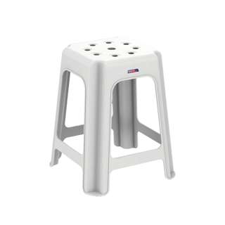 Duramax Square Stool / Chair - White