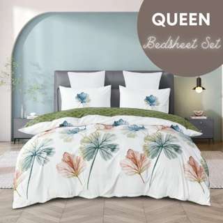 Microfine 500TC Microfiber Bedsheet Set (Queen) FLEUR Microfine 500TC Microfiber Bedsheet Set (Queen) FLEUR