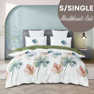 Microfine 500TC Microfiber Bedsheet Set (S/Single) FLEUR