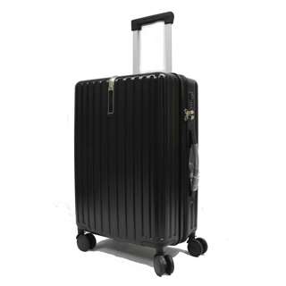 24" Cotton Candy PC Luggage with 8 Spinner Wheels - Black