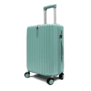 28" Cotton Candy PC Luggage with 8 Spinner Wheels-Aquamarine