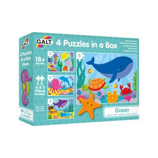 Galt 4 Puzzles In A Box (Ocean)