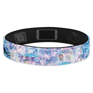 FlipBelt Zipper Running Belt - Ocean Bloom (Size - M)