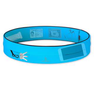 FlipBelt Classic Running Belt - Aqua (Size - S)