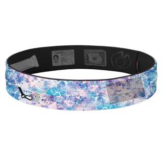 FlipBelt Classic Running Belt - Ocean Bloom (Size - M)