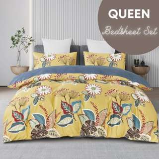Microfine 500TC Microfiber Bedsheet Set (Queen) PERSEPHONE