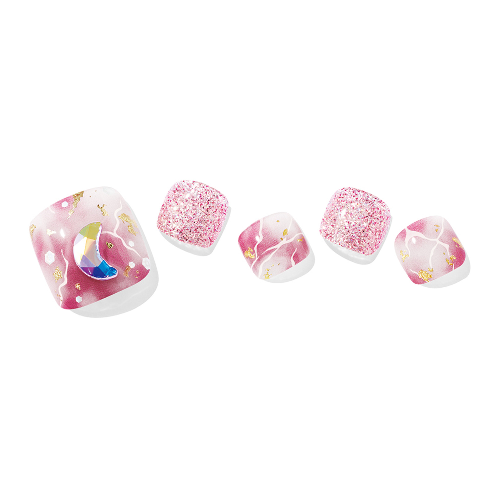 Ohora P Mars Pedicure Semi-cured Gel Nail Strips PP-026
