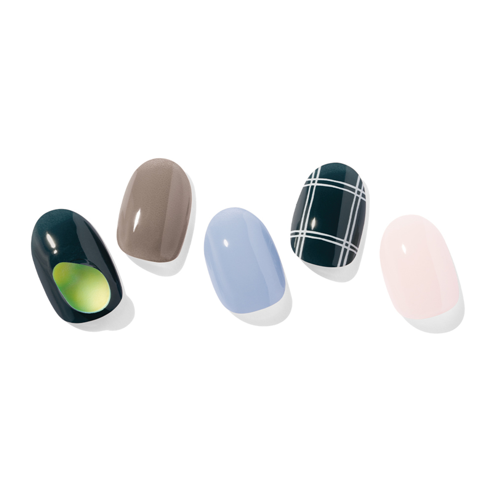 Ohora N Rain Drop Manicure Semi-cured Gel Nail Strips NP-120