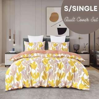 Microfine 500TC Microfiber Quilt Cover Set (S/Single) THAMEL
