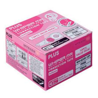PLUS Whiper Mr Correction Tape Refill Pink (4mm x 6m) PLUS Whiper Mr Correction Tape Refill Pink (4mm x 6m)