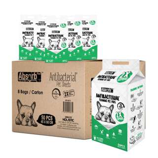 Absorb Plus Antibacterial Pee Pad For Dogs (M Size),Carton