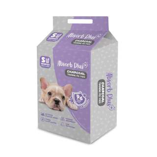 Absorb Plus Charcoal Pet Sheet/Pee Pad For Dogs (S Size)