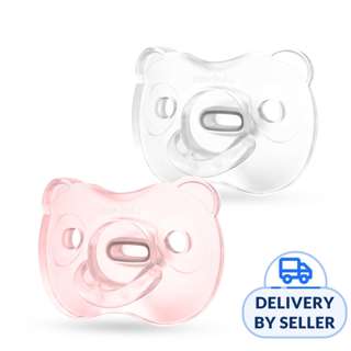MEDELA Baby Soft Silicone Pacifier - Girl Duo (0-6m)