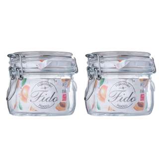 Bormioli Rocco Fido Glass Storage Jar 500ml