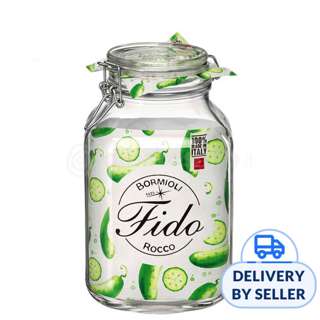 Bormioli Rocco Fido Glass Storage Jar 3 Ltr