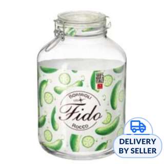 Bormioli Rocco Fido Glass Storage Jar 5 Ltr