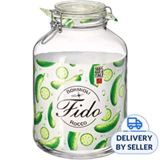 Bormioli Rocco Fido Glass Storage Jar 4 Ltr
