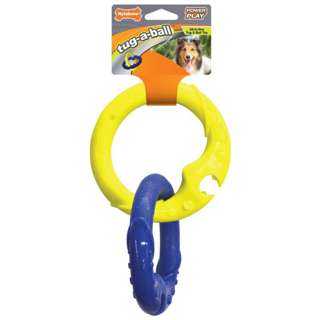 Nylabone Power Play Tug-a-Ball 2-in1 Ball and Tug Toy for Dog