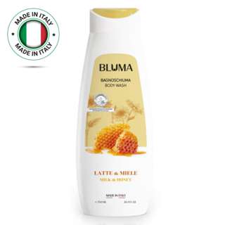 Bluma Italy Milk & Honey Body Wash Moisturizing-Derma Tested