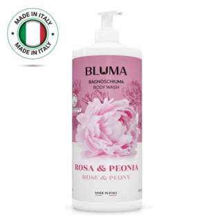 Bluma Italy Rose & Peony Body Wash -Pump, Moisture,DermaTeste