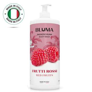 Bluma Italy Raspberry Fruit Body Wash -Pump,Moisture,DermaTes