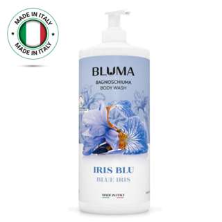 Bluma Italy Blue Iris Body Wash with Pump,Moisture,DermaTeste