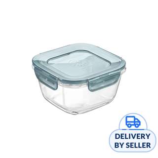 Bormioli Rocco Food Storage Container with Clip Square14cm