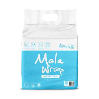 Altimate Pet Antibacterial Dog Male Wrap Large Breed 71-81cm Altimate Pet Antibacterial Dog Male Wrap Large Breed 71-81cm
