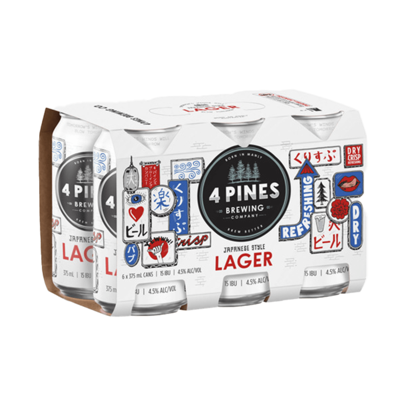 4 Pines Japanese Style Lager (Craft Beer)