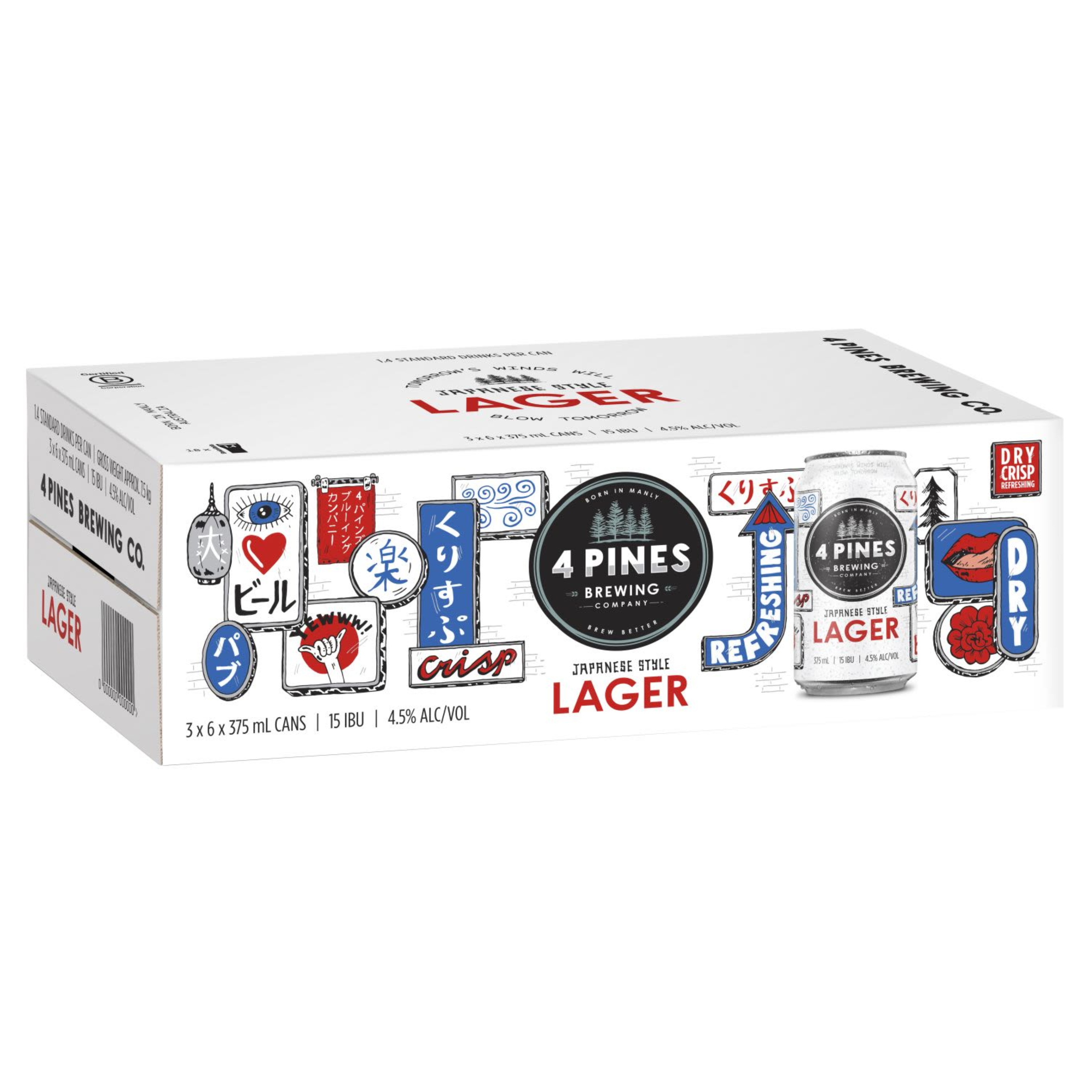 4 Pines Japanese Style Lager (Craft Beer)