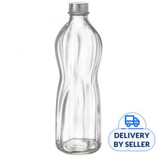 Bormioli Rocco Aqua Bottle 1 Ltr With Metal Cap
