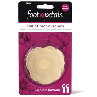 Foot Petals Ball of FootCushions 1pair W EXTRA CUSHION Khaki Foot Petals Ball of FootCushions 1pair W EXTRA CUSHION Khaki