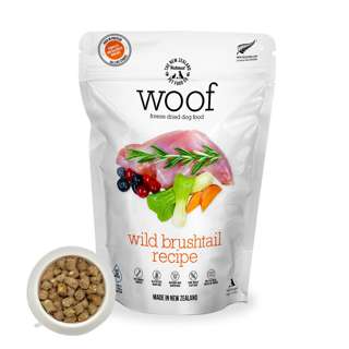Nz Natural Woof Freeze Dried Raw Dog Food - Wild Brushtail Nz Natural Woof Freeze Dried Raw Dog Food - Wild Brushtail