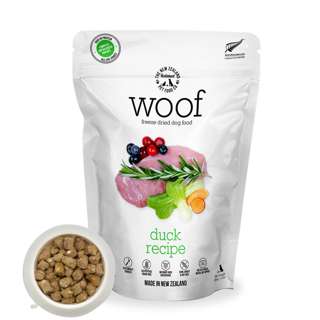Nz Natural Woof Freeze Dried Raw Dog Food - Duck