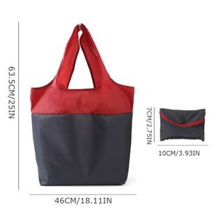 Sweet Home KL003 Foldable Reusable Shopping Bag - Cyan