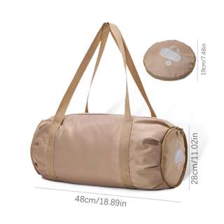 Sweet Home KL004 Collapsible Fitness Bag - Milk Coffee