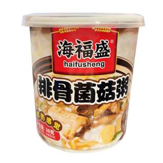 Haifusheng Mushroom With Pork Chops Instant Porridge