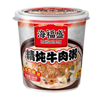 Haifusheng Instant Porridge - Stewed Beef Haifusheng Instant Porridge - Stewed Beef