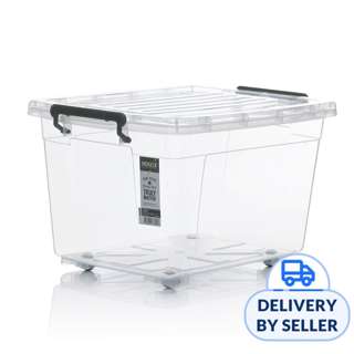 HOUZE 'ESSENTIALS' 15L Storage Box with Wheels