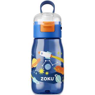 Zoku Kids Flip Gulp Bottle (16 oz) - Blue