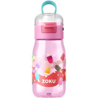 Zoku Kids Flip Gulp Bottle (16 oz) - Pink