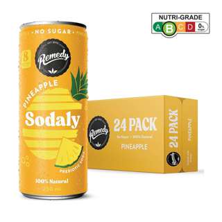 Remedy Drinks Organic Sodaly - Pineapple Remedy Drinks Organic Sodaly - Pineapple